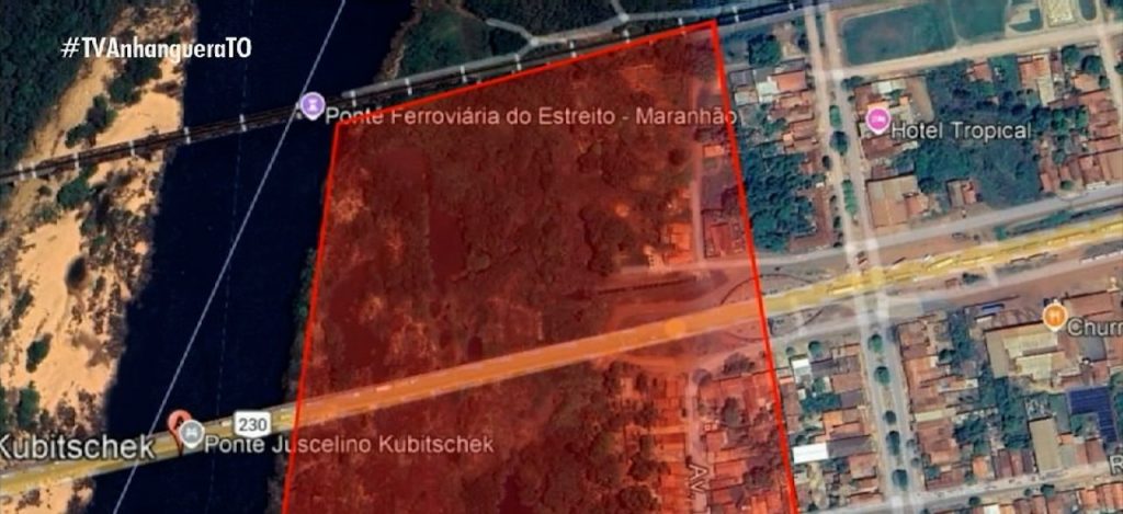 Mapas mostram áreas que serão desocupadas durante implosão da ponte entre TO e MA; veja locais