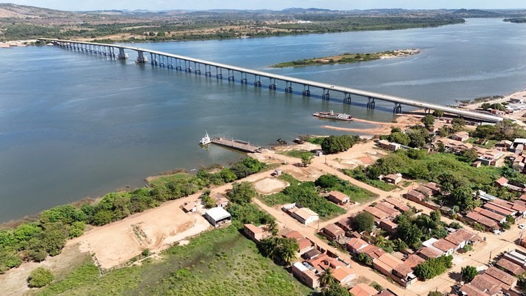 É #FATO: vídeo viral mostra ponte inacabada na travessia entre o Pará e o Tocantins